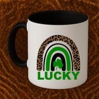 Lucky Leopard Rainbow Coffee Mug thumb 2