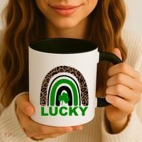 Lucky Leopard Rainbow Coffee Mug thumb 3