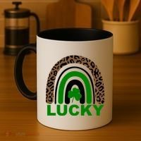 Lucky Leopard Rainbow Coffee Mug thumb 4