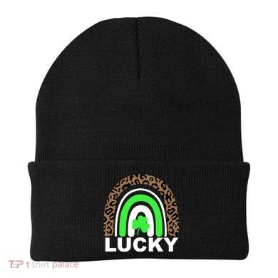 Lucky Leopard Rainbow Beanie