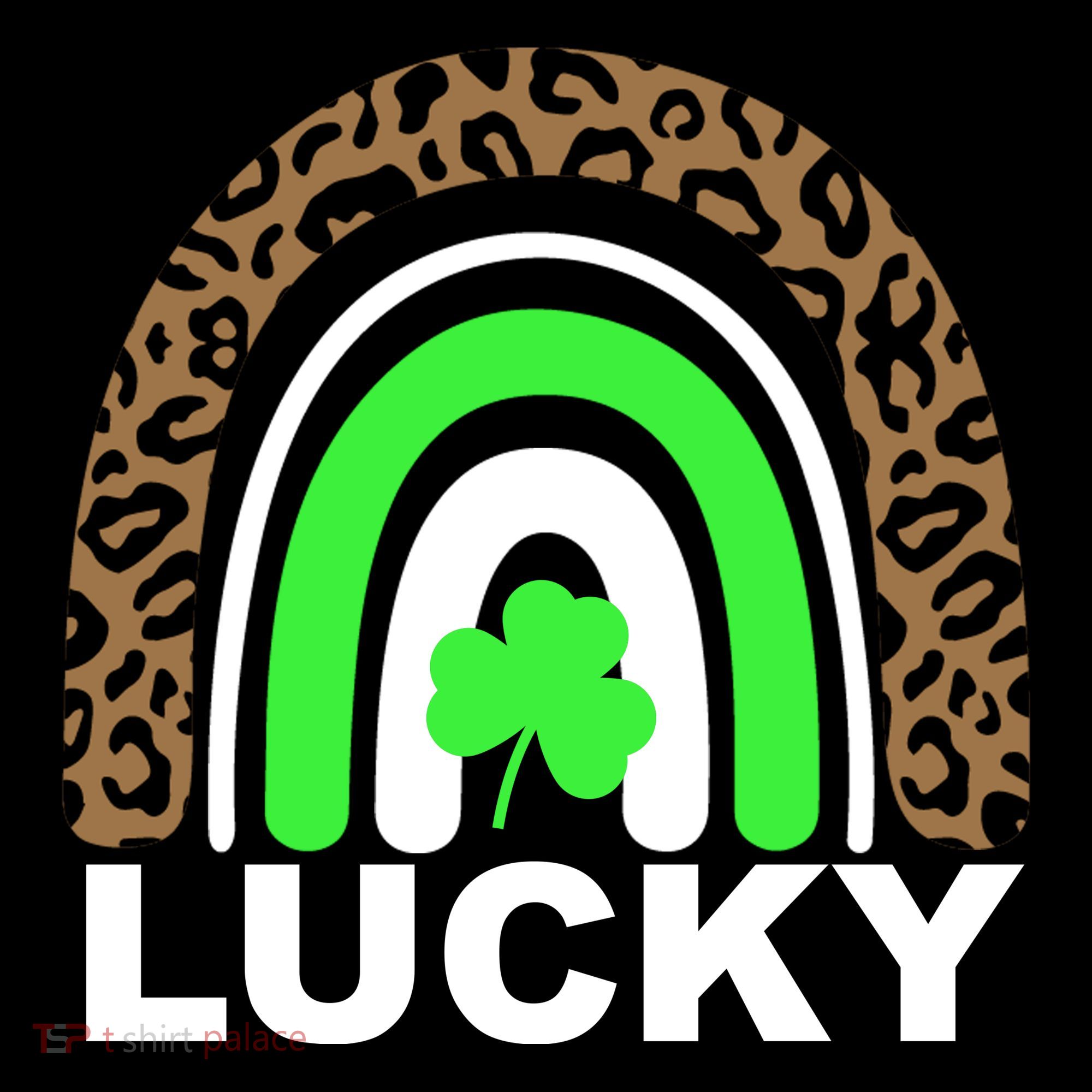 Lucky Leopard Rainbow Women's Hoodie
