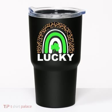 Lucky Leopard Rainbow Tumbler