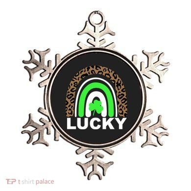 Lucky Leopard Rainbow Ornament