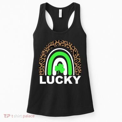 Lucky Leopard Rainbow Women's Tank Top