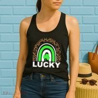 Lucky Leopard Rainbow Women's Tank Top thumb 2