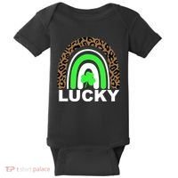 Lucky Leopard Rainbow Baby Bodysuit thumb 0