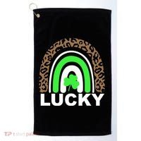 Lucky Leopard Rainbow Golf Towel thumb 0