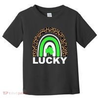 Lucky Leopard Rainbow Toddler T-Shirt thumb 0