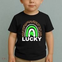 Lucky Leopard Rainbow Toddler T-Shirt thumb 2