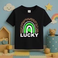 Lucky Leopard Rainbow Toddler T-Shirt thumb 3