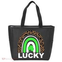 Lucky Leopard Rainbow Tote Bag thumb 0