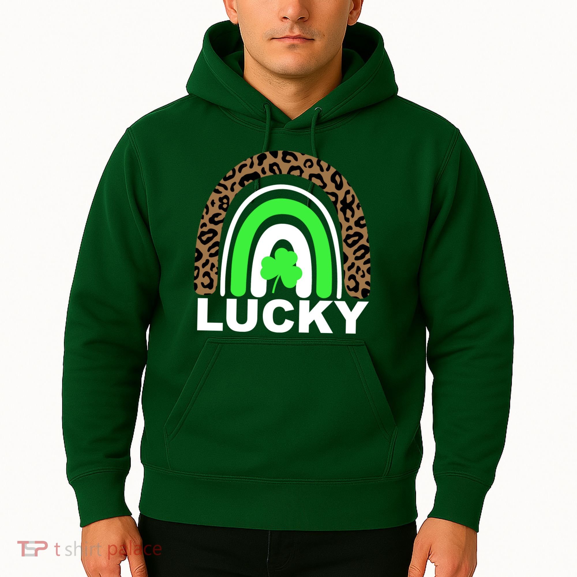 Lucky Leopard Rainbow Hoodie