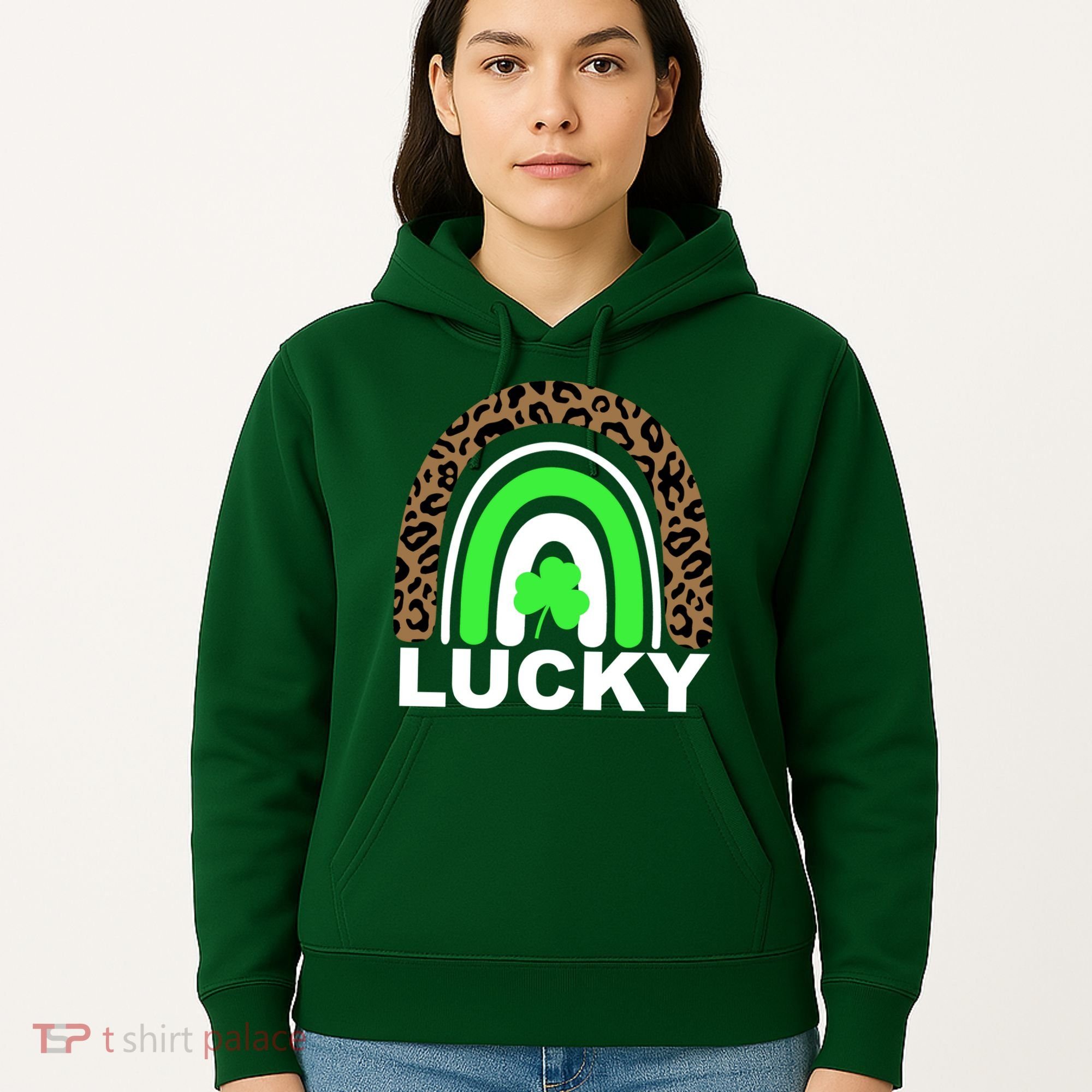 Lucky Leopard Rainbow Hoodie