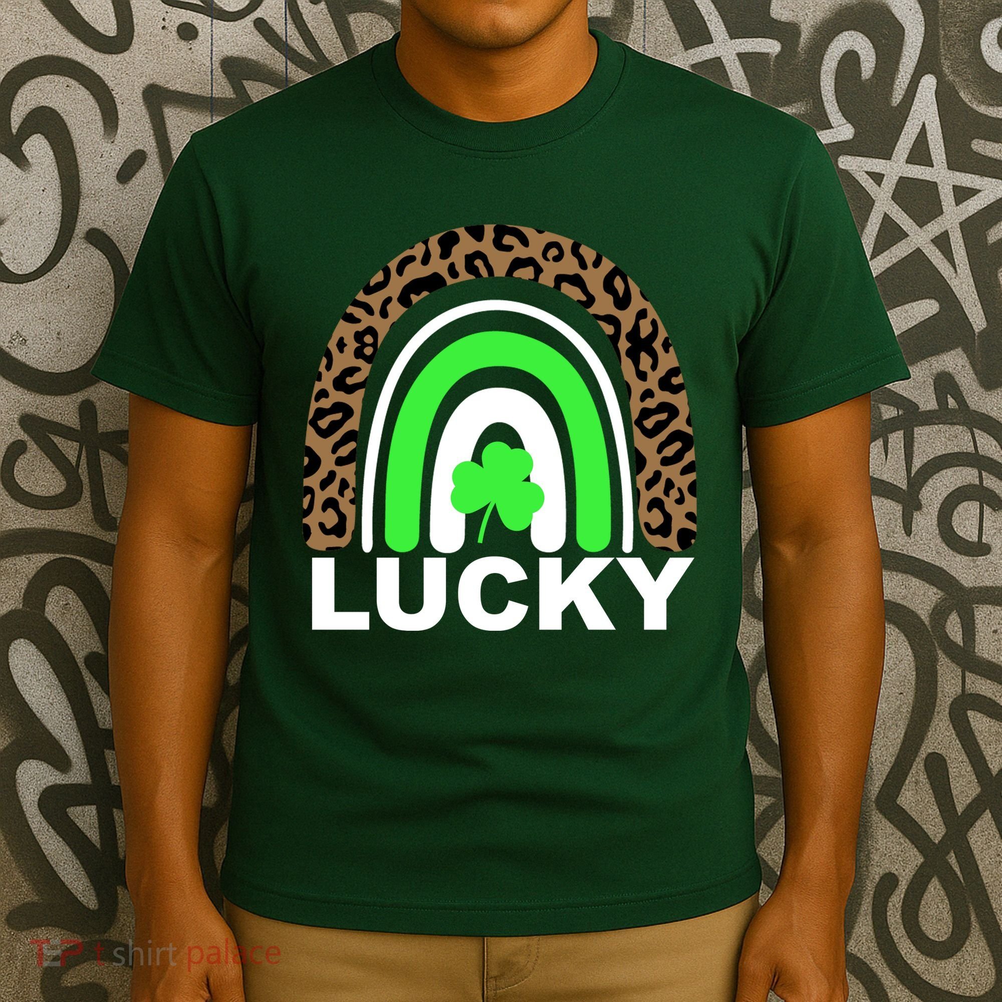 Lucky Leopard Rainbow T-Shirt