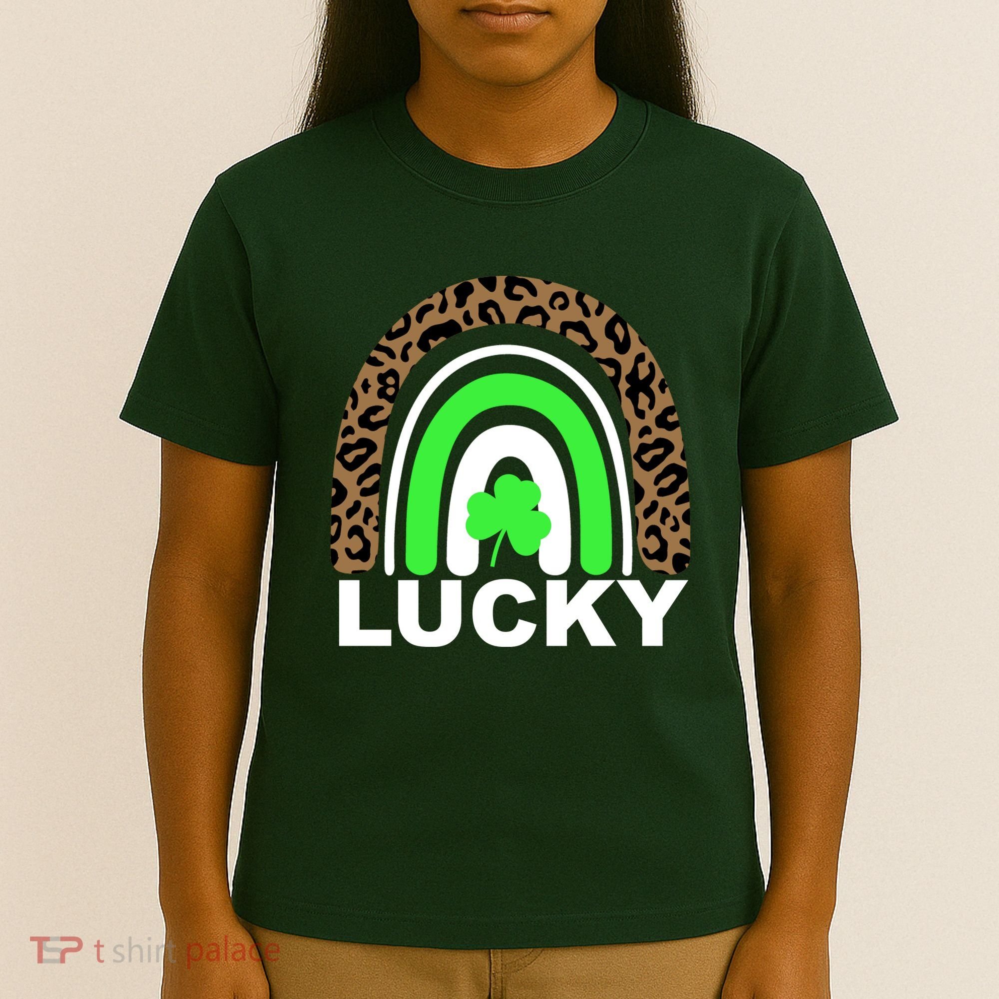 Lucky Leopard Rainbow T-Shirt
