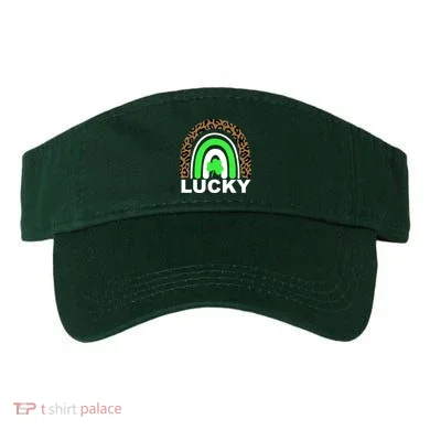Lucky Leopard Rainbow Visor