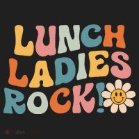 Lunch Ladies Rock! Retro Lunch Ladies Squad Cafeteria Crew Beanie thumb 2