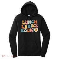 Lunch Ladies Rock! Retro Lunch Ladies Squad Cafeteria Crew Women's Hoodie thumb 0