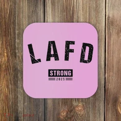 Lafd La Strong Support Coaster