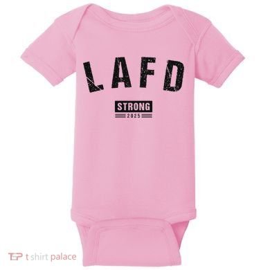 Lafd La Strong Support Baby Bodysuit