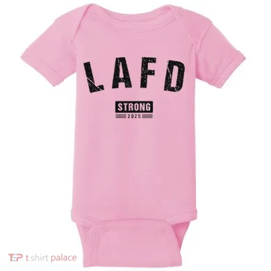 Lafd La Strong Support Baby Bodysuit