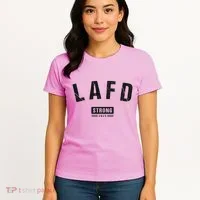 Lafd La Strong Support Women's T-Shirt thumb 4
