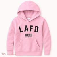 Lafd La Strong Support Kids Hoodie thumb 0