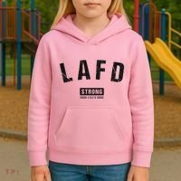 Lafd La Strong Support Kids Hoodie thumb 3