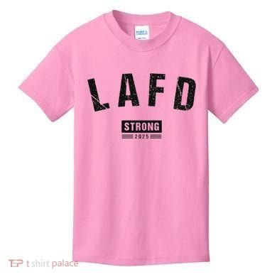 Lafd La Strong Support Kids T-Shirt