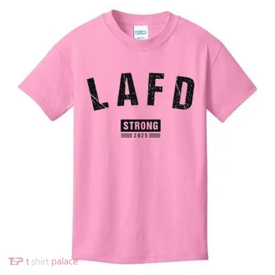 Lafd La Strong Support Kids T-Shirt