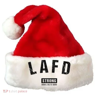 Lafd La Strong Support Santa Hat