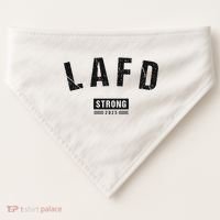 Lafd La Strong Support USA-Made Doggie Bandana thumb 0