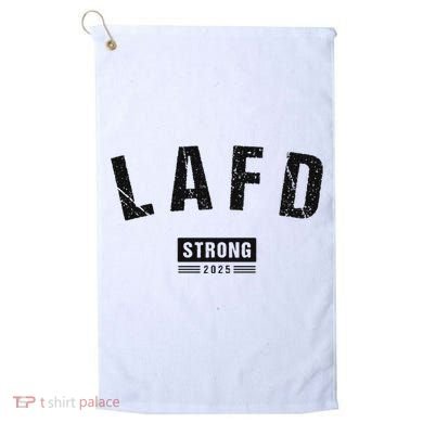 Lafd La Strong Support Golf Towel