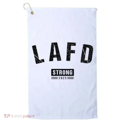 Lafd La Strong Support Golf Towel