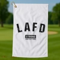 Lafd La Strong Support Golf Towel thumb 1