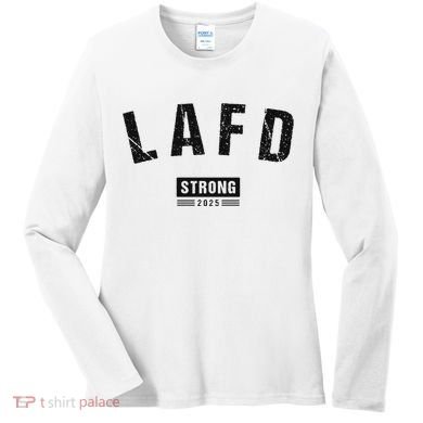 Lafd La Strong Support Women's Long Sleeve Shirt