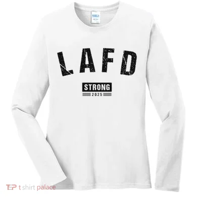 Lafd La Strong Support Women's Long Sleeve Shirt