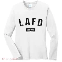 Lafd La Strong Support Women's Long Sleeve Shirt thumb 0