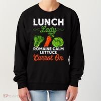 Lunch Lady Squad Cafeteria Worker Dinner Lady Cooking Women's Sweatshirt thumb 0