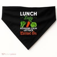 Lunch Lady Squad Cafeteria Worker Dinner Lady Cooking USA-Made Doggie Bandana thumb 0