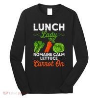 Lunch Lady Squad Cafeteria Worker Dinner Lady Cooking Long Sleeve Shirt thumb 0