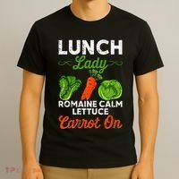 Lunch Lady Squad Cafeteria Worker Dinner Lady Cooking T-Shirt thumb 3