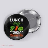 Lunch Lady Squad Cafeteria Worker Dinner Lady Cooking Button thumb 0