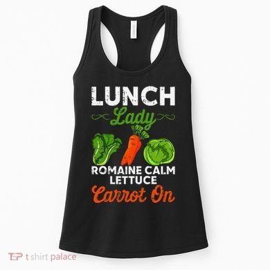 Lunch Lady Squad Cafeteria Worker Dinner Lady Cooking Women's Tank Top