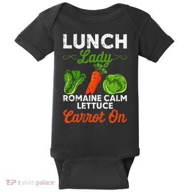 Lunch Lady Squad Cafeteria Worker Dinner Lady Cooking Baby Bodysuit