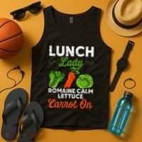 Lunch Lady Squad Cafeteria Worker Dinner Lady Cooking Tank Top thumb 4