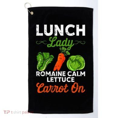 Lunch Lady Squad Cafeteria Worker Dinner Lady Cooking Golf Towel