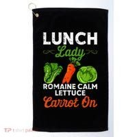 Lunch Lady Squad Cafeteria Worker Dinner Lady Cooking Golf Towel thumb 0