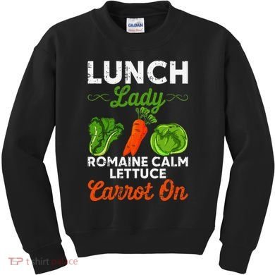 Lunch Lady Squad Cafeteria Worker Dinner Lady Cooking Kids Sweatshirt