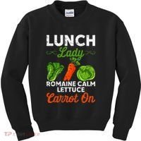 Lunch Lady Squad Cafeteria Worker Dinner Lady Cooking Kids Sweatshirt thumb 0